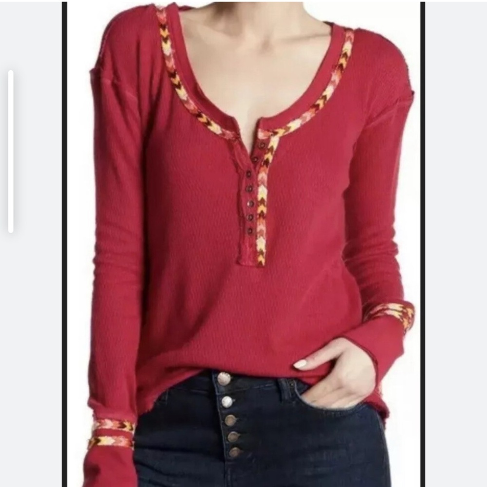 Free people we the free long sleeve top
